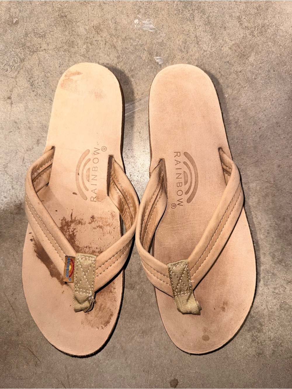 Rainbow Women's sandals size XL 8.5- 9.5